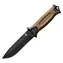 GERBER Strongarm Survival (hladké ostrie) čierno-hnedá / Bushcraft nôž / čepeľ 12.5 cm