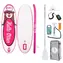 FunWater Nafukovací Paddleboard Tuxedo Sailor Detské SUP 240cm ružová / príslušenstvo / Max. zaťaženie 77kg