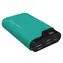 RealPower PB-7500C zelená / Powerbanka 7500 mAh / USB a USB-C / 5V / 2.1A