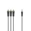 Hama Essential Line AV kábel Jack 3.5mm - 3 cinch 1.5m