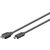 MicroConnect kábel USB C (M) - microUSB3.0 B (M) 0.6m čierna / 5000Mbit/s