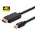 MicroConnect kábel Mini DisplayPort 1.2 (M) - HDMI (M) 1m čierna / 4K