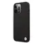BMW Leather Hot Stamp Zadný Kryt pre Apple iPhone 14 Pro Max čierna