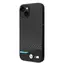 BMW M PU Carbon Blue Line Zadný Kryt pre Apple iPhone 14 Plus čierna