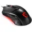MSI Clutch GM 08 čierna / Herná optická myš / 4200 DPI / 6 tlačidiel / USB / drôtová / podsvietená