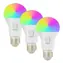 IMMAX NEO SMART sada 3x žiarovka LED E27 11W RGB+CCT farebná a biela / stmievateľná / Zigbee / TUYA
