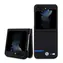 BMW M PU Carbon Blue Line Zadný Kryt pre Samsung Galaxy Z Flip 5 čierna
