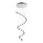 Luxera COIL závesné svietidlo 4X GU10 chróm / 50W / 35cm / IP20