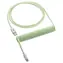 CableMod Classic Coiled Keyboard Cable USB-C - USB-A 1.5m Lime Sorbet / Kábel pre klávesnicu