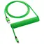 CableMod Classic Coiled Keyboard Cable USB-C - USB-A 1.5m Viper Green / Kábel pre klávesnicu