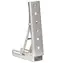 Heusinkveld Rest Pedal strieborná / Podnožka pre závodné simulátory / 4 mm