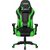 Mercury MRacer herná stolička čierno-zelená / 127-136cm / syntetická koža / 120 kg