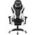 Mercury MRacer herná stolička čierno-biela / 127-136cm / syntetická koža / 120 kg