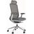 Mercury BESSEL kancelárska stolička svetlo šedá / 118-133cm / látka & sieťovina / 120 kg