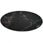 Arozzi Zona Floorpad Black Marble / ochranná podložka na podlahu / guľatá 121 cm priemer / design čierny mramor