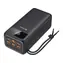 Sandberg Powerbanka 50000mAh čierna / PD 130W / svietidlo / 3x USB-C & 3x USB-A