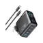 Anker Nabíjačka do siete šedá / 3xUSB-C & 1xUSB / 140W