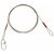 Cormoran Lanko 1x7 Wire Leader Loop and Snap Hook 6kg 50cm 2ks