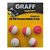 Graff Zig-Rig Plávajúce guličky 10mm Biela/Červená