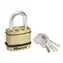 Master Lock M1BEURD Mosadzný visiaci zámok - Excell - 45mm