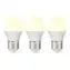Nedis LED žiarovka E27 / G45 / 4.9 W / 470 lm / 2700 K / Teplá biela / Retro štýl / Matné / 3 ks