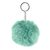 BAAGL Chlpatý prívesok na kľúče tyrkysový