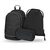 BAAGL SET 3 - Školský set Core Uni čierna: batoh / peračník / sáčok