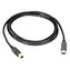 PremiumCord USB 2.0 kábel AB, 2m farba čierna