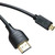 PremiumCord Kábel HDMI A - HDMI micro D, 5m