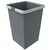 Elletipi MEDIUM 12 L Plastový kôš s rukoväťami sivá / bez veka / 34 x 22.5 x 22.5 cm