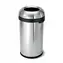 Simplehuman Odpadkový kôš do komerčných priestorov - 60 l / okrúhly / otvorený / matná nerez oceľ
