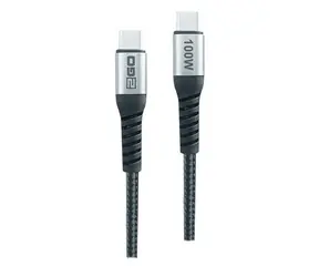 2GO USB-C - USB-C 2 m čierna