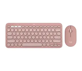 Logitech MK380 Pebble 2 ružová