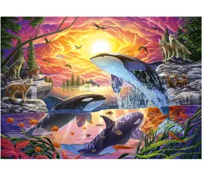Educa Puzzle Kosatky a vlci