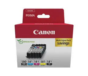 Canon PGI-580 CLI-581 PGBK C M Y BK SEC