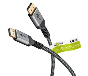 Goobay DisplayPort 2.0-2.1 1m šedá