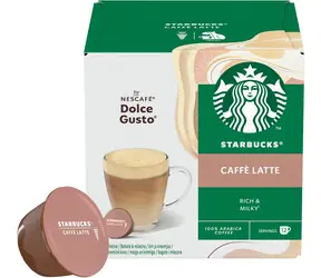 STARBUCKS Kapsľová káva Caffe Latte pre Nescafé Dolce Gusto