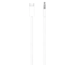 Apple Audio kábel USB-C - 3,5 mm Jack biela