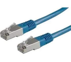 DATACOM Patch kábel S/FTP Cat6 modrý, 0,5 m