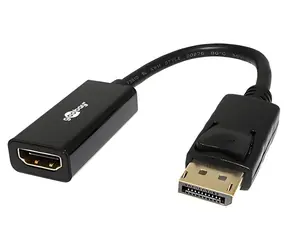 Goobay DisplayPort - HDMI adaptér čierna