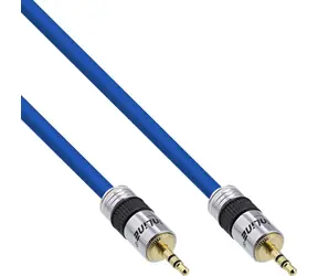 InLine audio kábel Jack 3,5 mm - Jack 3,5 mm modrá