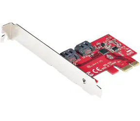 StarTech PCIe SATA III radič 2- Port červený