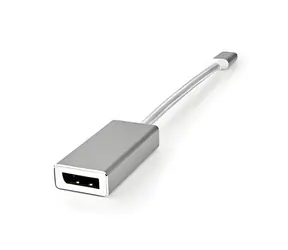 Nedis USB-C - DisplayPort adaptér strieborná