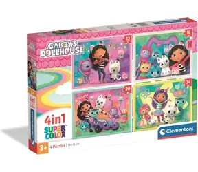 Clementoni Puzzle Gábinin kúzelný domček 4v1