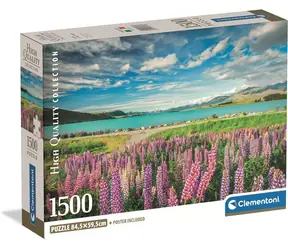 Clementoni Puzzle Lupiny pri jazere Tekapo