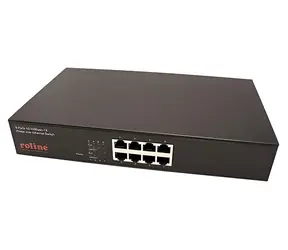 Roline Switch 8x 10/100 PoE+