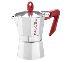 Pedrini Kaffettiera Brillant červená