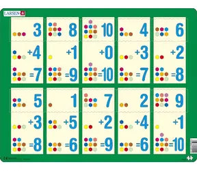 LARSEN Puzzle Sčítanie do desiatich II