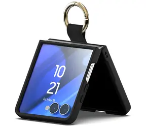 Mercury Ring pre Samsung Galaxy Z Flip7 čierne so zlatým lemom