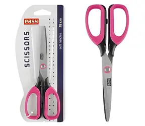 Easy Školské nožnice 15 cm ružové